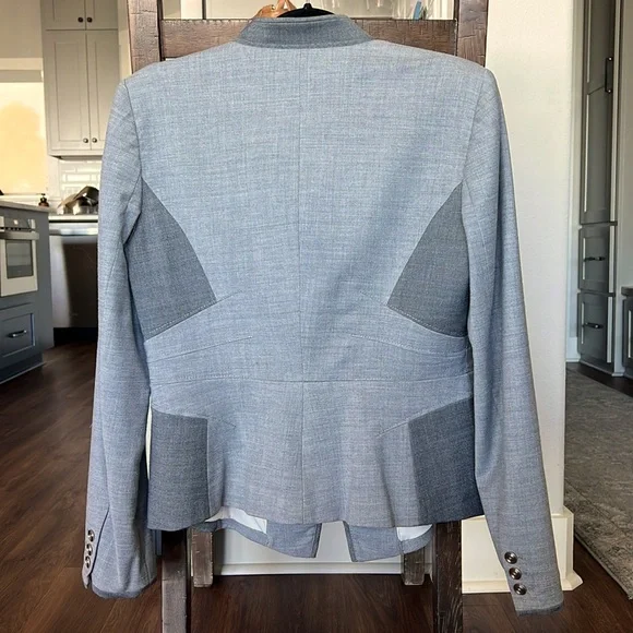 White House Black Market Grey Jacket - Picture 2 of 5